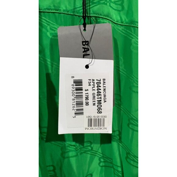 BALENCIAGA Wrap-Front BB-Jacquard Dress Size FR 34/ S - Picture 7 of 12